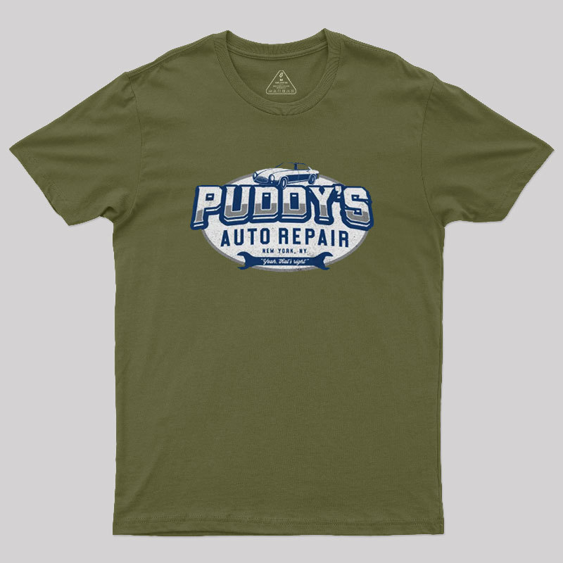 Puddy's Auto Repair Seinfeld Geek T-Shirt