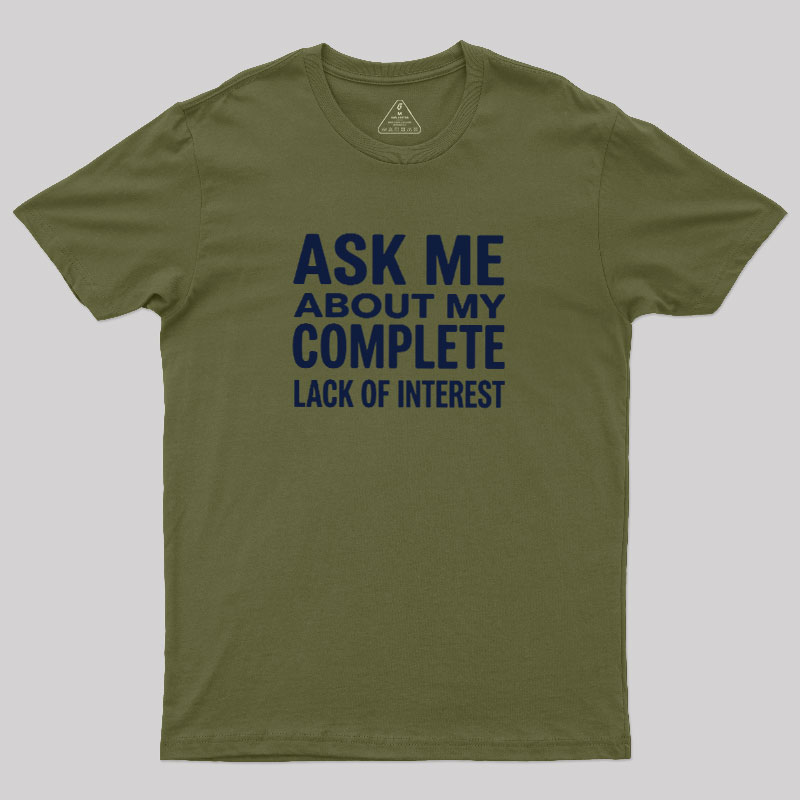 Interest Not Found Geek T-Shirt