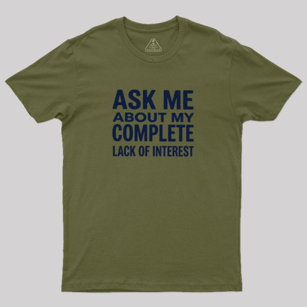 Interest Not Found Geek T-Shirt