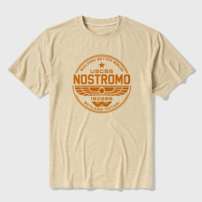 Retro USCSS Nostromo Ultra Soft Heather Tee