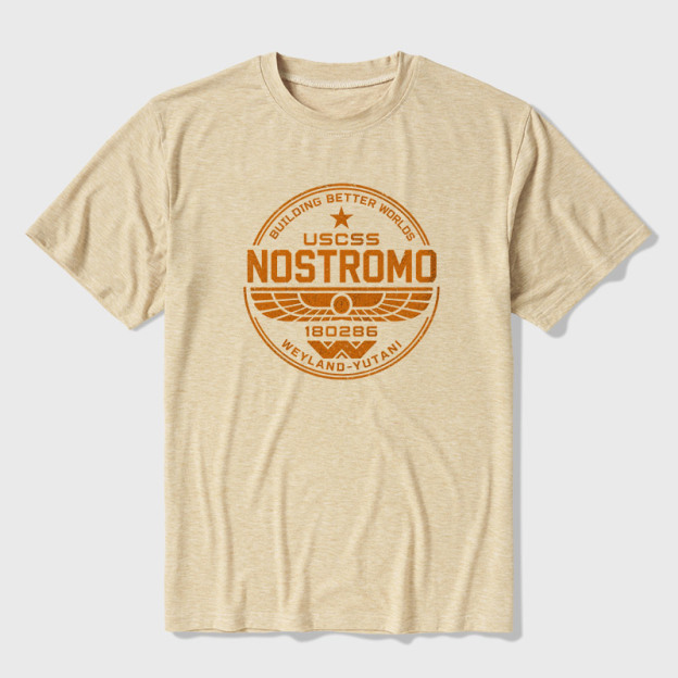 Retro USCSS Nostromo Ultra Soft Heather Tee