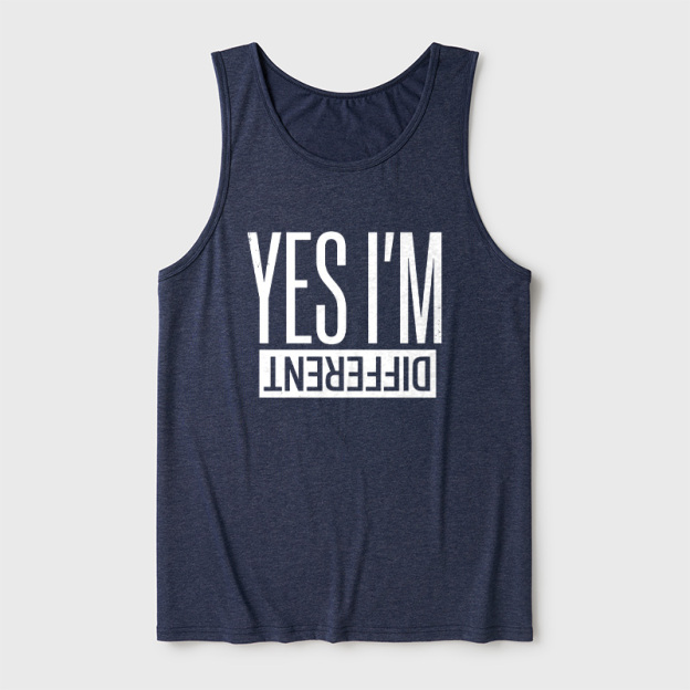 Yes I'm Different Ultra Soft Heather Tank