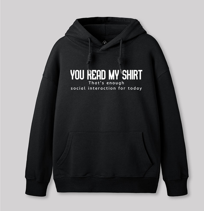 Social Interaction Geek Hoodie