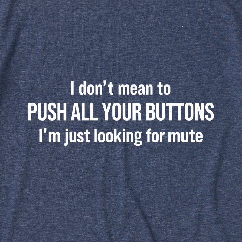 I'm Just Looking For Mute Ultra Soft Heather Tee