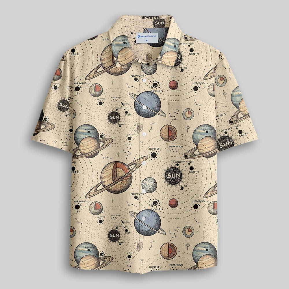 Solar Odyssey Button Up Pocket Shirt