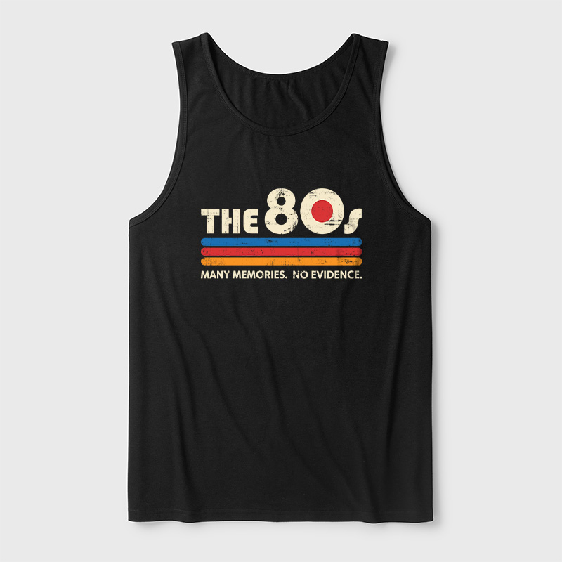The 80s Many Memories No Evidence Ultra Soft Heather Tank