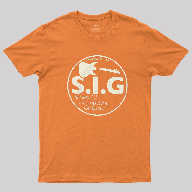 Society Of Incompetent Guitarists Geek T-Shirt
