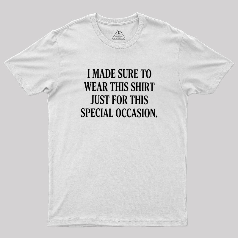 Formal Sarcasm Geek T-Shirt