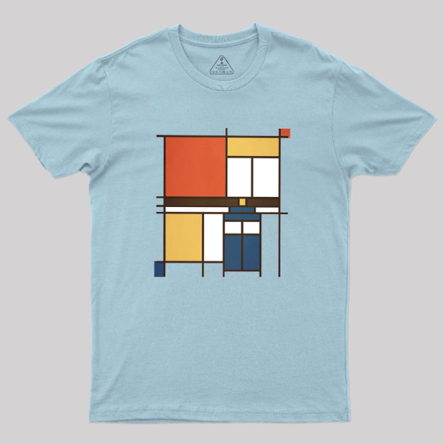 Mondrian Who Geek T-Shirt