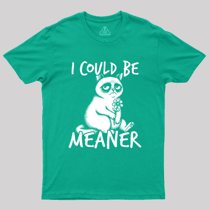 I Could Be Meaner Geek T-Shirt