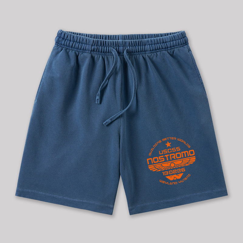 USCSS Nostromo Geeky Washed Shorts