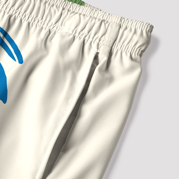 Go To The Future Geek Hawaiian Swim Trunks