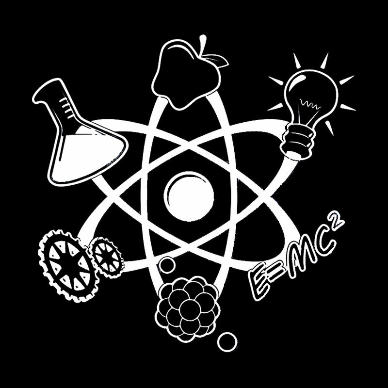 Science Atom Design Geek T-Shirt