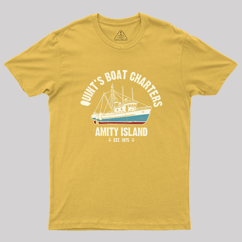 Quint's Boat Charters Geek T-Shirt