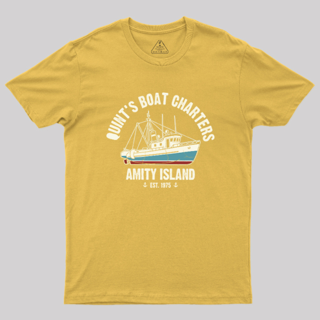 Quint's Boat Charters Geek T-Shirt