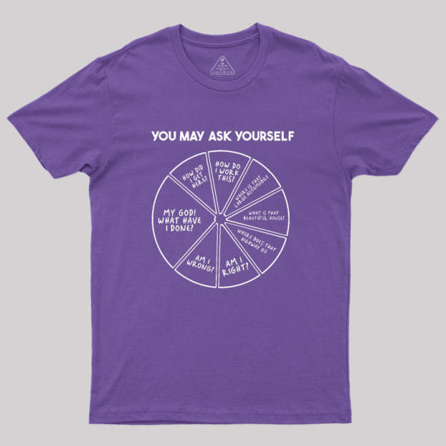 You May Ask Yourself Geek T-Shirt