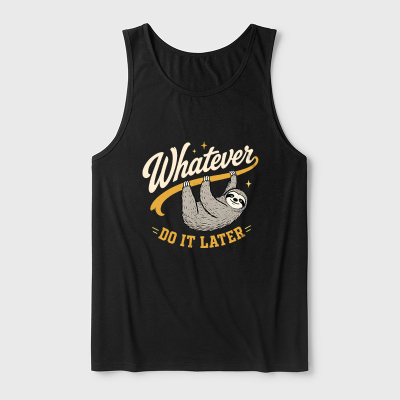 Whatever Do It Later Ultra Soft Heather Tank