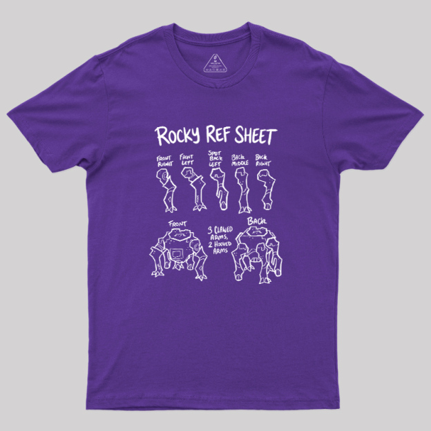 Rocky Ref Sheet Geek T-Shirt