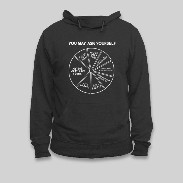 You May Ask Yourself Geek Hoodie