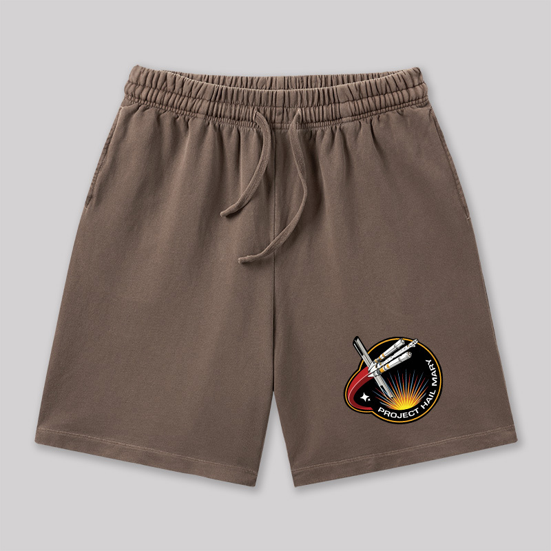 Project Savior Geeky Washed Shorts