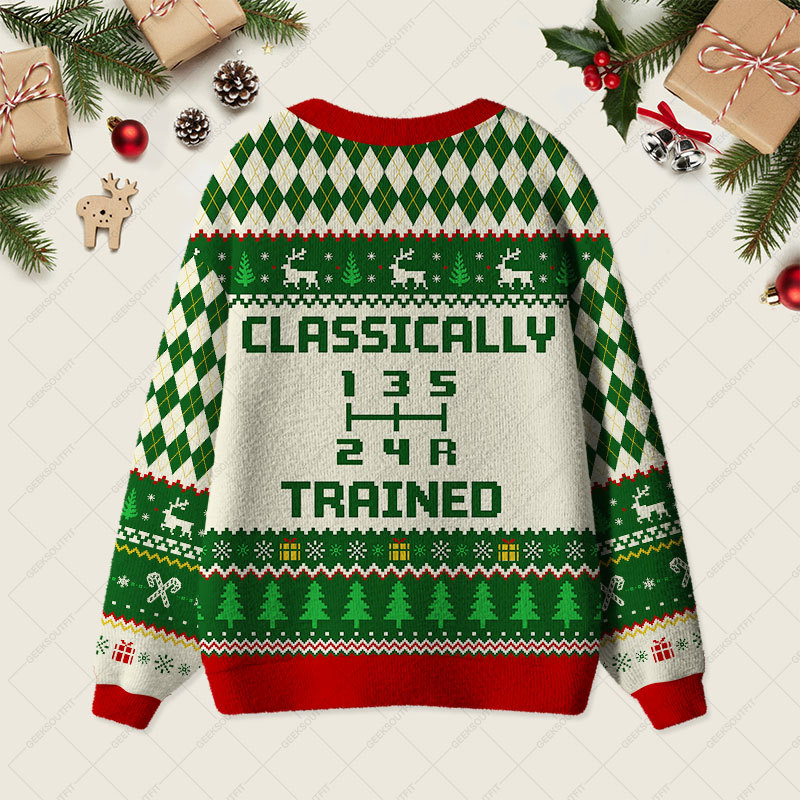Geeksoutfit Classically Trained Geek Ugly Cardigan Sweaters for Sale