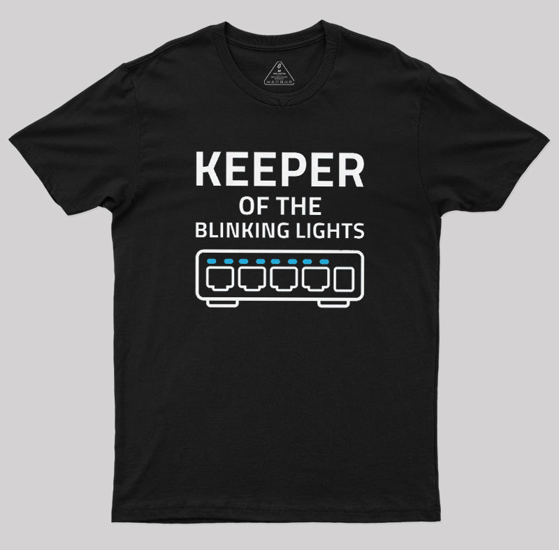 Keeper of the Blinking Lights Geek T-Shirt