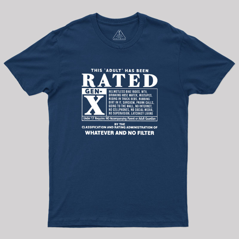 RATED GEN X - 80s Geek T-Shirt
