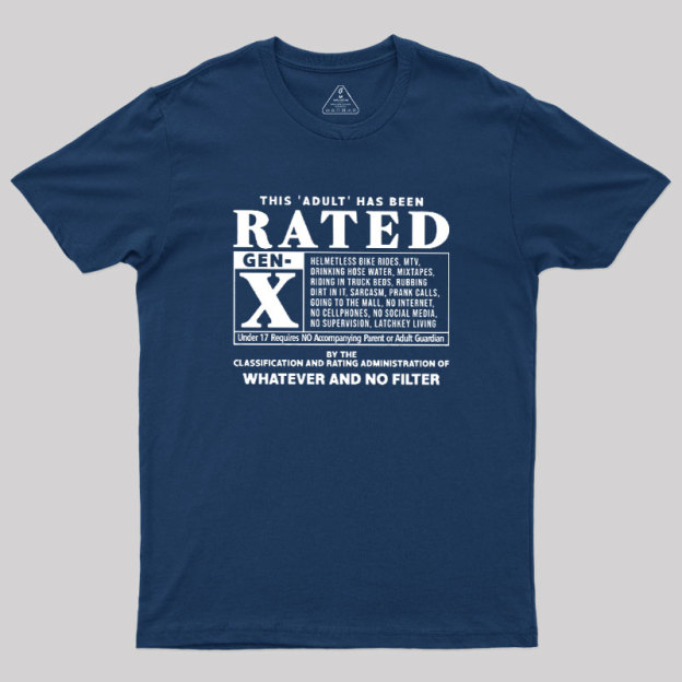 RATED GEN X - 80s Geek T-Shirt