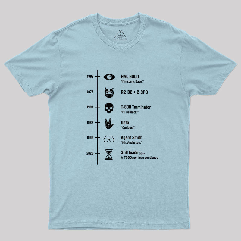 Sci-Fi Timeline Geek T-Shirt