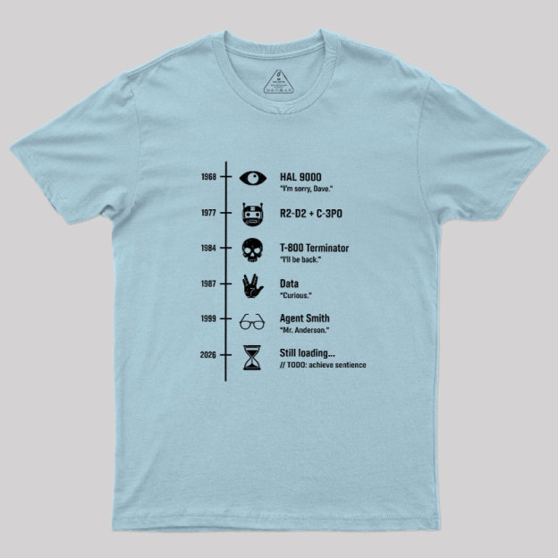 Sci-Fi Timeline Geek T-Shirt