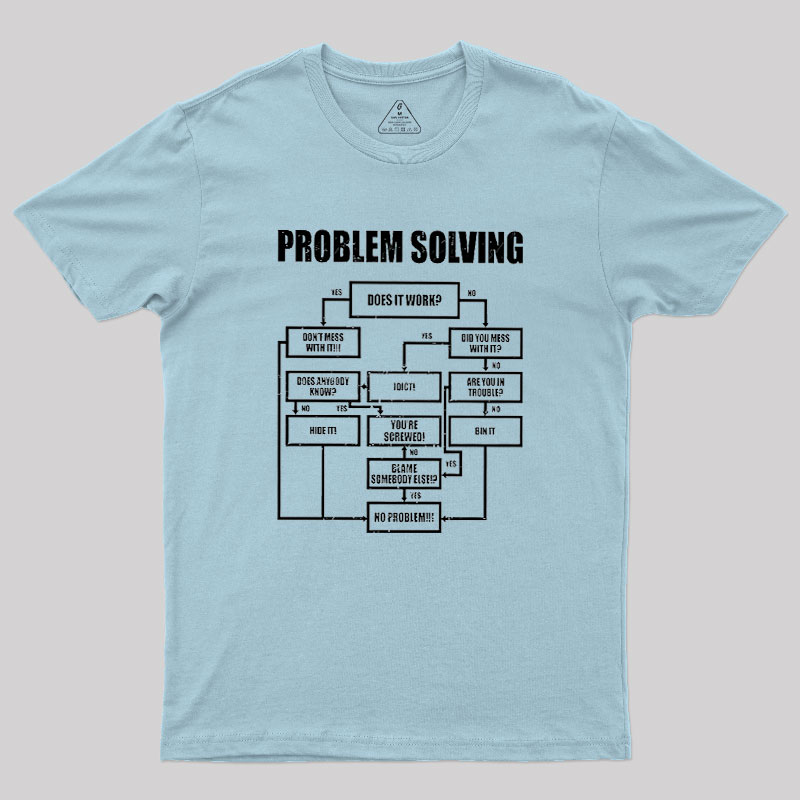 Men Problem Solving Geek T-Shirt