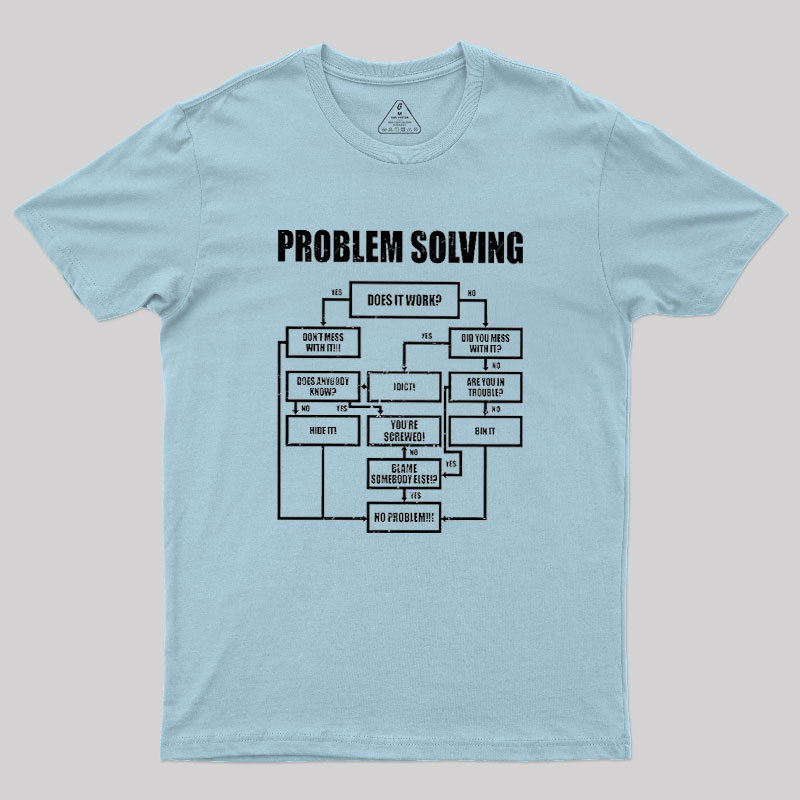 Men Problem Solving Geek T-Shirt
