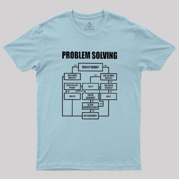 Men Problem Solving Geek T-Shirt