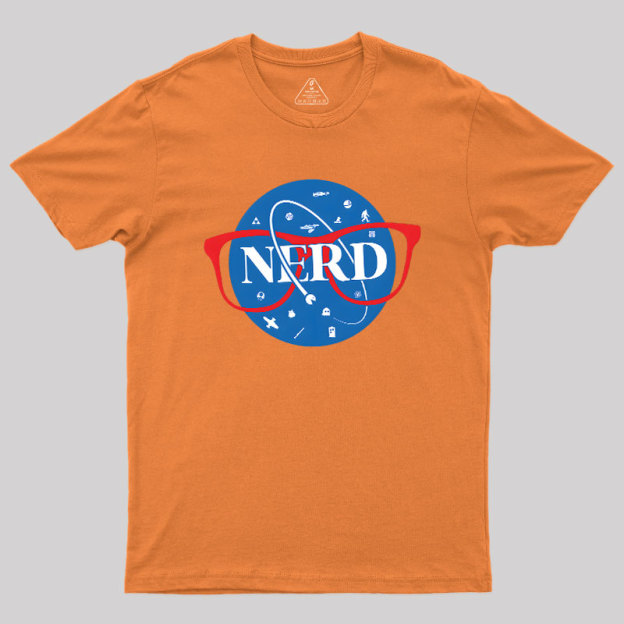 Nerdy Space Patch Geek T-Shirt