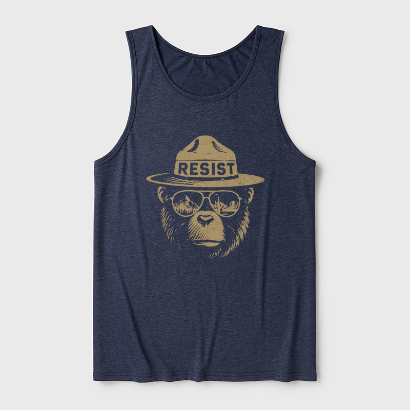 Vintage Alt National Park Service Resist Ultra Soft Heather Tank