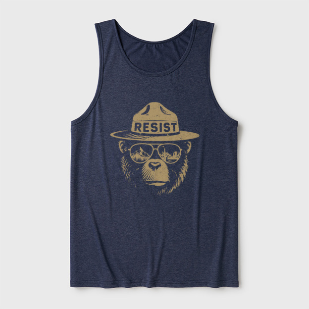 Vintage Alt National Park Service Resist Ultra Soft Heather Tank