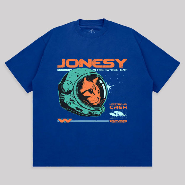 Jonesy The Space Cat Unisex Oversized T-shirt