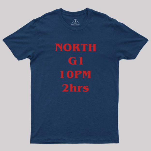 NORTH G1 10PM 2h Geek T-Shirt