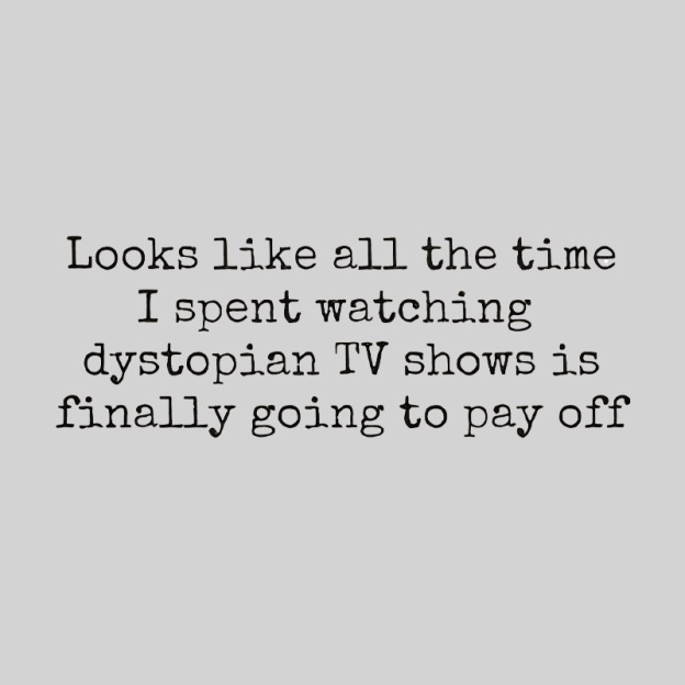 Looks Like All The Time I Spent Watching Dystopian Tv Shows Is Finally Going To Pay Off Geek T-Shirt