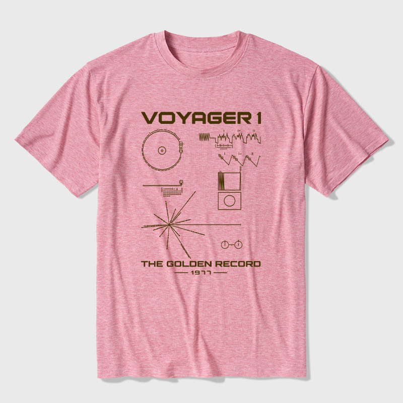 The Voyager Golden Record Ultra Soft Heather Tee