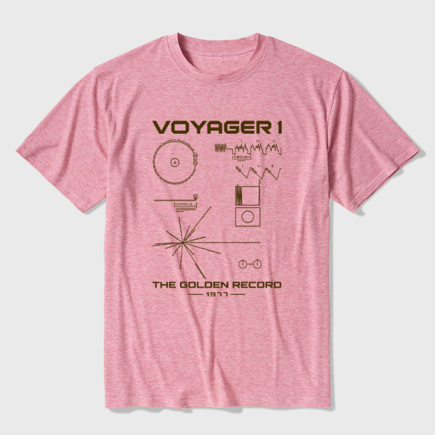 The Voyager Golden Record Ultra Soft Heather Tee