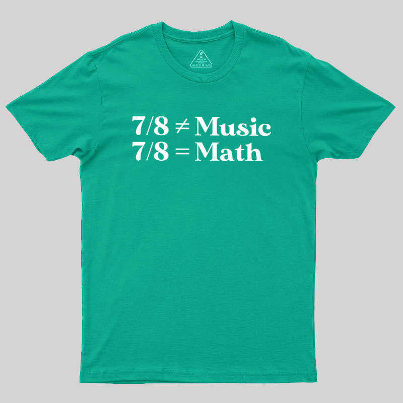 Geeksoutfit Music and Math Geek T-Shirt for Sale