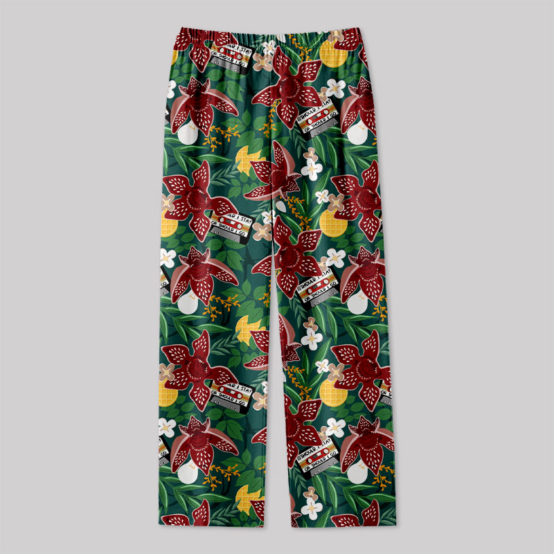 Stranger Things Jungle Piranha Geek Loungewear Pants