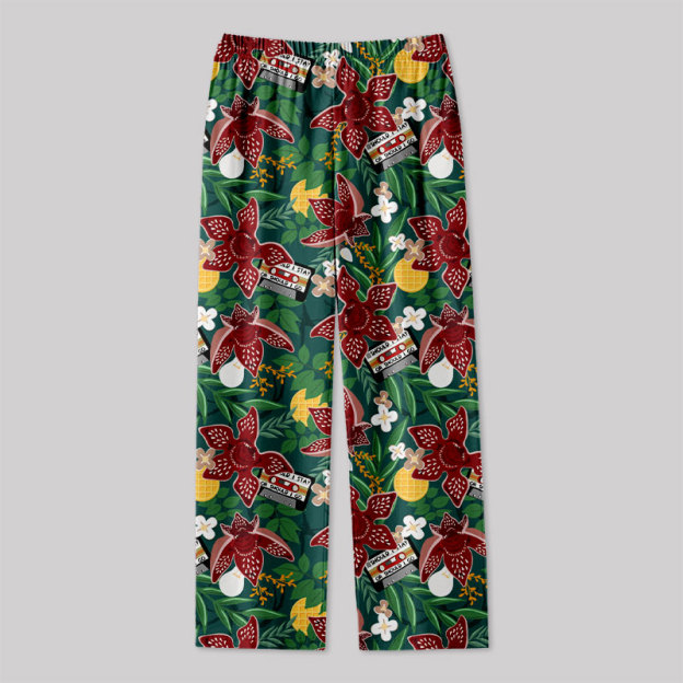 Stranger Things Jungle Piranha Geek Loungewear Pants