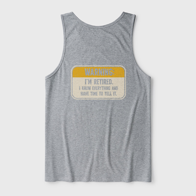 Retired and Ready to Share Ultra Soft Heather Tank