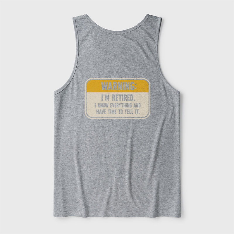 Retired and Ready to Share Ultra Soft Heather Tank