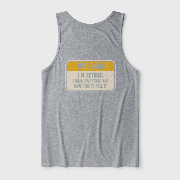 Retired and Ready to Share Ultra Soft Heather Tank