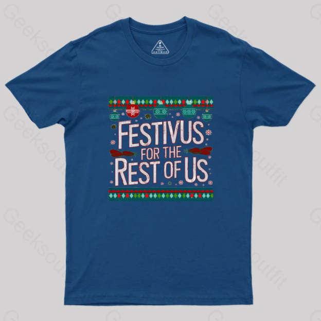 Festivus Geek T-Shirt Navy / S