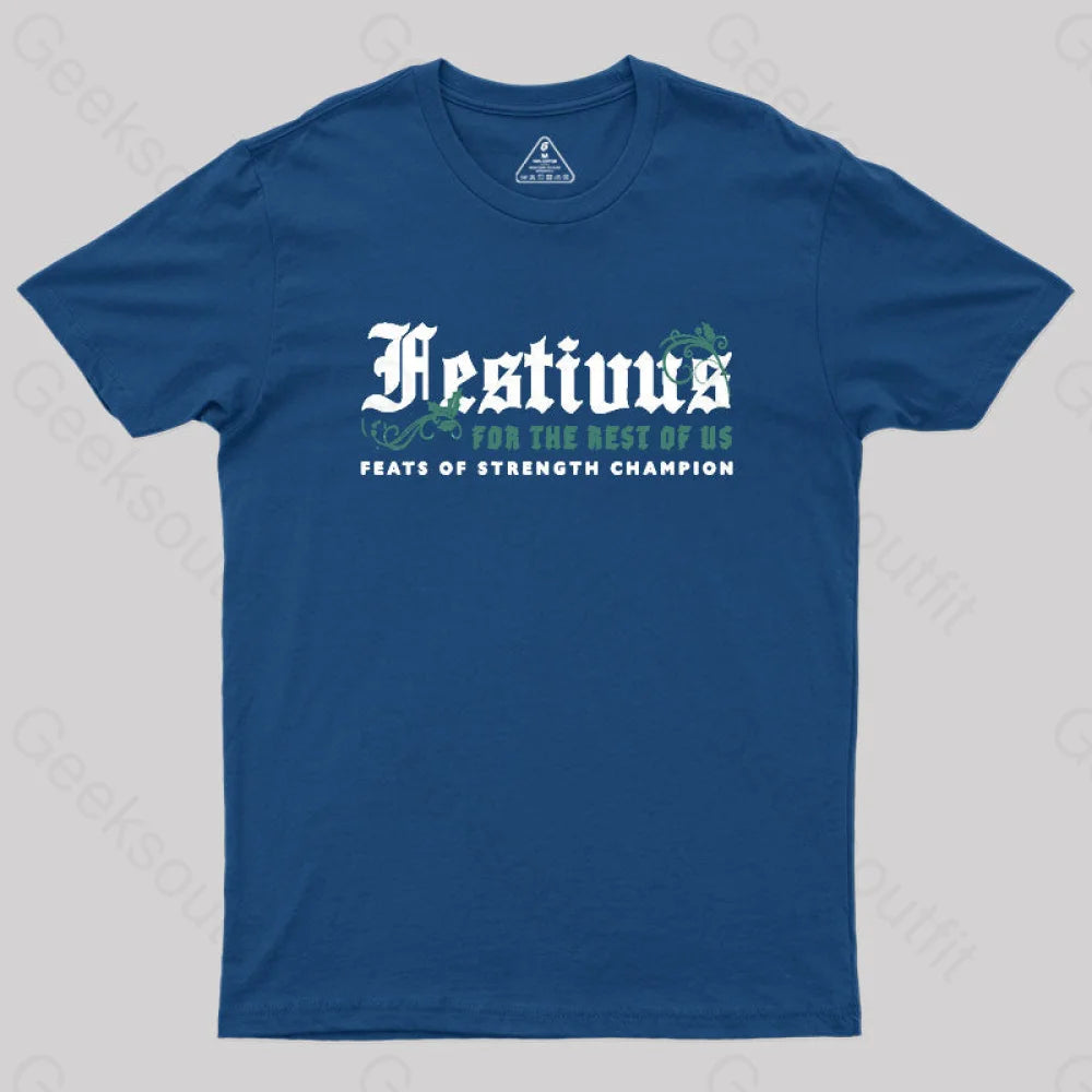 Festivus Geek T-Shirt Navy / S
