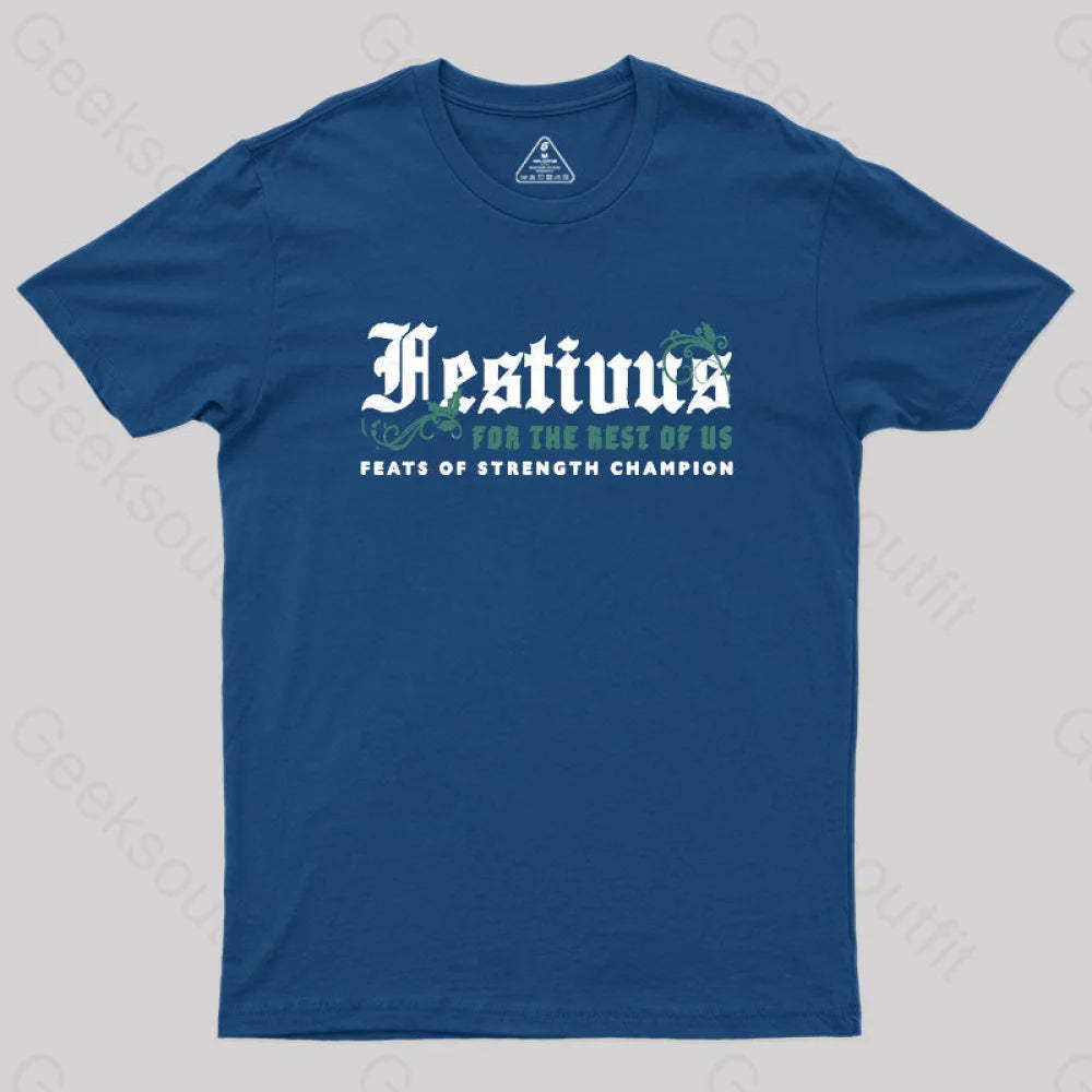 Festivus Geek T-Shirt Navy / S